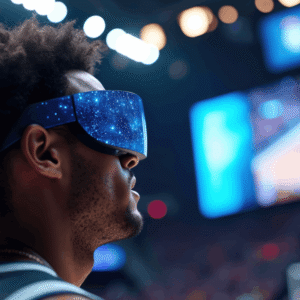 VR digital sports entertainment experience.