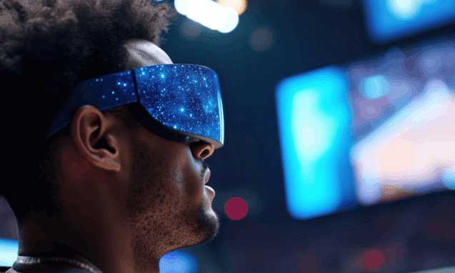 VR digital sports entertainment experience.