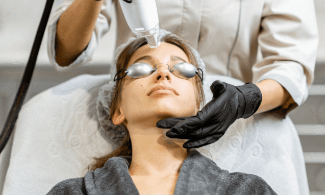Medical spa trends used during an exam.