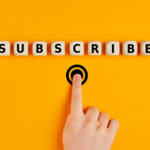 Subscription-based business graphic.